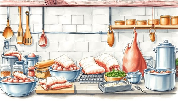 Узнайте, как я начал бизнес по переработке и консервированию мяса, сталкиваясь с трудностями и преодолевая вызовы.